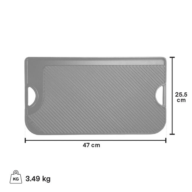 Grande plaque-grille réversible, view 2